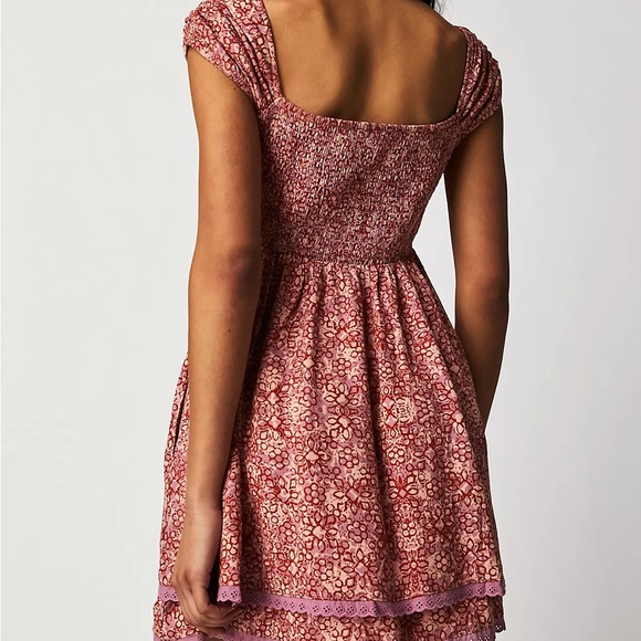 Free People Dresses & Skirts - Free People Tabitha Floral Minidress SZ Small